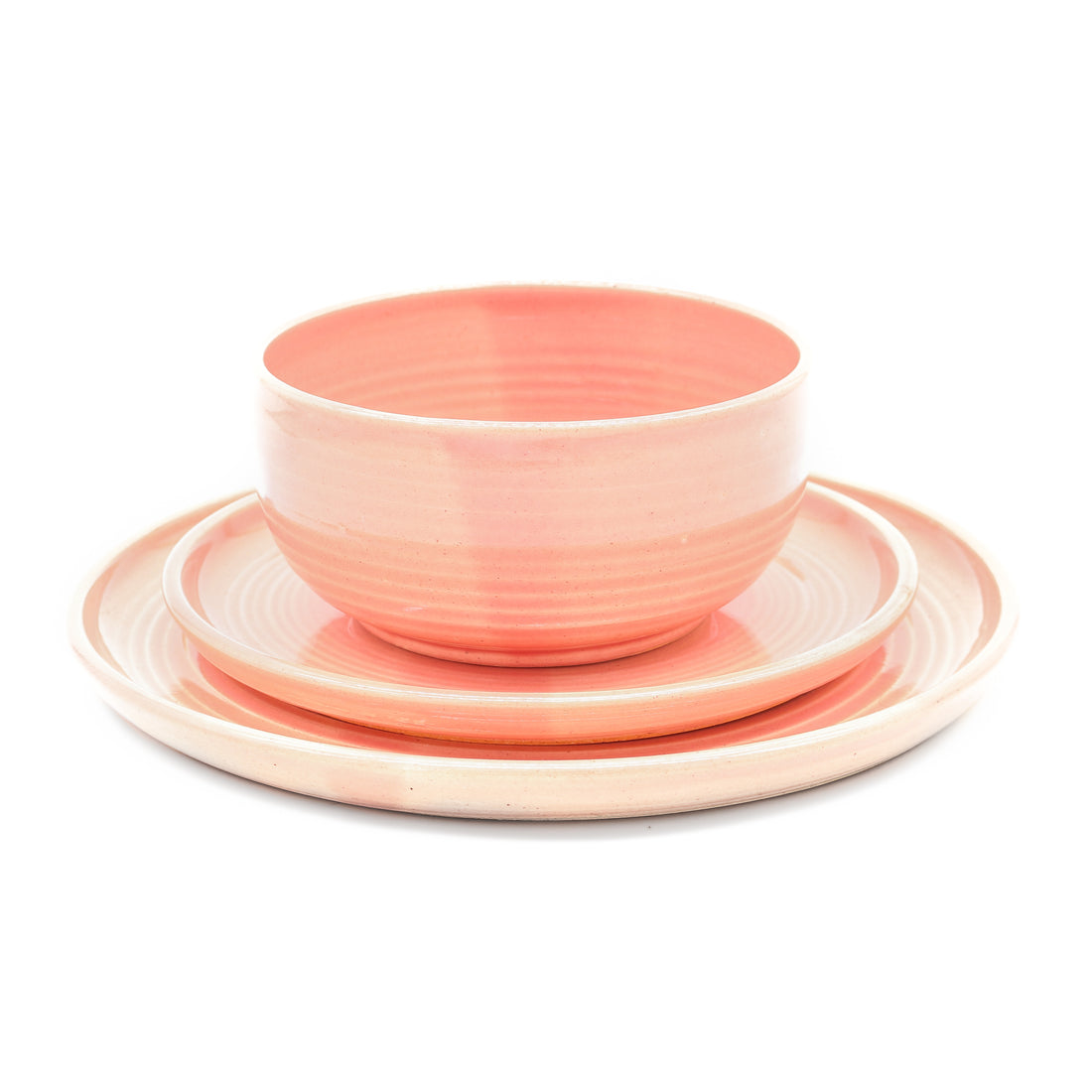 Fib's Pink | Simple Place Setting (3-Piece)