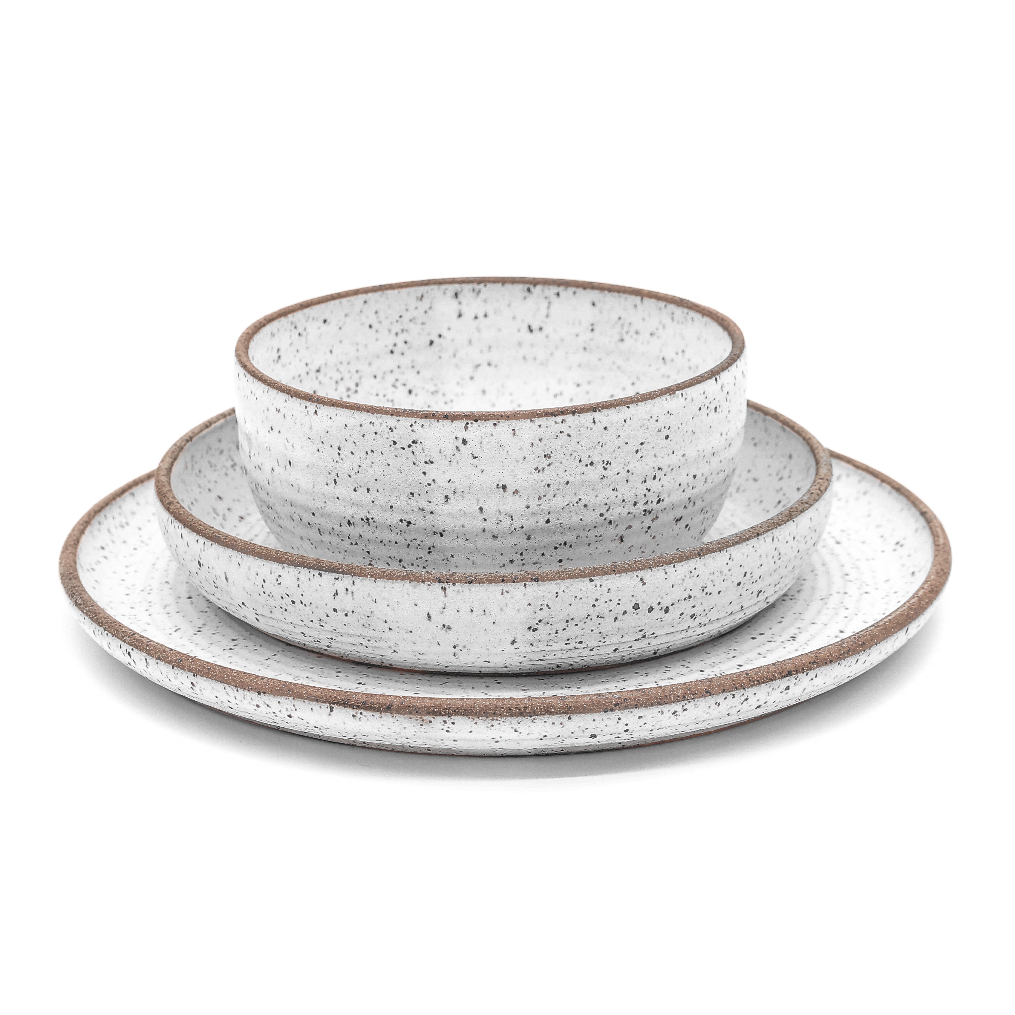Dalmatian [Exposed] | Simple Place Setting (3-Piece)